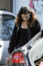 VANESSA HUDGENS Leaves Trader Joes in Los Angeles