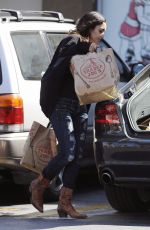 VANESSA HUDGENS Leaves Trader Joes in Los Angeles
