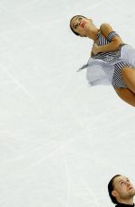 VERA BAZAROVA and Yuri Larionov at 2014 Winter Olympics in Sochi
