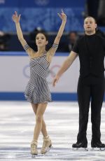 VERA BAZAROVA and Yuri Larionov at 2014 Winter Olympics in Sochi