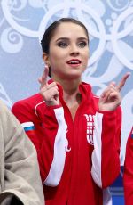 VERA BAZAROVA and Yuri Larionov at 2014 Winter Olympics in Sochi