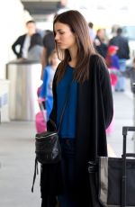 VICTORIA JUSTICE Arrives at LAX Airport in Los Angeles