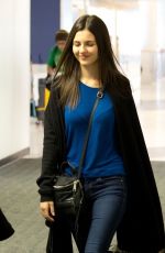 VICTORIA JUSTICE Arrives at LAX Airport in Los Angeles