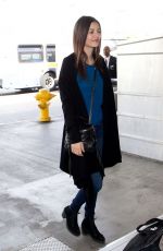 VICTORIA JUSTICE Arrives at LAX Airport in Los Angeles