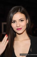 VICTORIA JUSTICE at DKNY Fashion Show in New York
