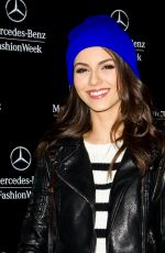 VICTORIA JUSTICE at Fall 2014 Mercedes-benz Fashion Week in New York