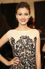VICTORIA JUSTICE at Mara Hoffman Fashion Show in New York