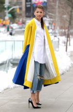 ZENDAYA COLEMAN Out and About in New York