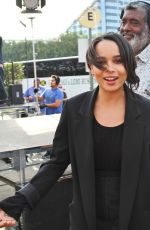 ZOE KRAVITZ on the Set of Extra in Universal Studio