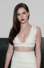 ZOEY DEUTCH at Cushnie Et Ochs Fashion Show in New York