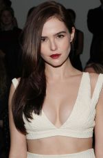ZOEY DEUTCH at Cushnie Et Ochs Fashion Show in New York