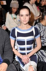 ZOEY DEUTCH at Herve Leger by Max Azria Fashion Show in New York