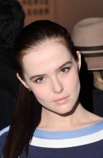 ZOEY DEUTCH at Herve Leger by Max Azria Fashion Show in New York