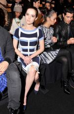 ZOEY DEUTCH at Herve Leger by Max Azria Fashion Show in New York