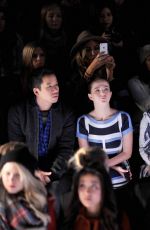 ZOEY DEUTCH at Herve Leger by Max Azria Fashion Show in New York