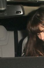 ZOOEY DESCHANEL Leaves Crossroads Vegan Restaurant in Hollywood