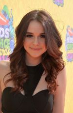 ACACIA BRINLEY at 2014 Nickelodeon’s Kids’ Choice Awards in Los Angeles