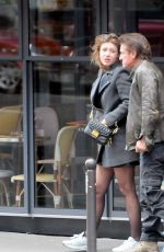 ADELE EXARCHOPOULOS and Saen Penn Out and About in Paris