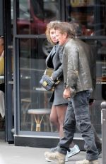 ADELE EXARCHOPOULOS and Saen Penn Out and About in Paris