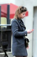 ADELE EXARCHOPOULOS and Saen Penn Out and About in Paris