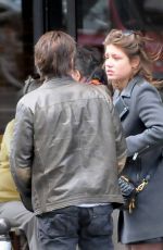 ADELE EXARCHOPOULOS and Saen Penn Out and About in Paris