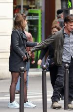 ADELE EXARCHOPOULOS Kisses Saen Penn Out in Paris