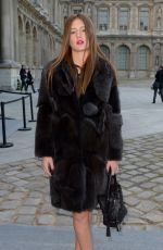 ADELE EXARCOPOULOS at Louis Vuitton Fashion Show in Paris