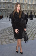 ADELE EXARCOPOULOS at Louis Vuitton Fashion Show in Paris