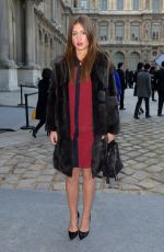 ADELE EXARCOPOULOS at Louis Vuitton Fashion Show in Paris