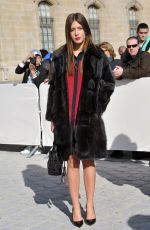 ADELE EXARCOPOULOS at Louis Vuitton Fashion Show in Paris