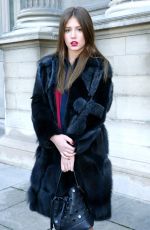 ADELE EXARCOPOULOS at Louis Vuitton Fashion Show in Paris