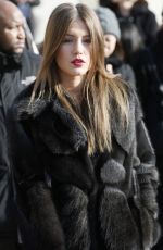 ADELE EXARCOPOULOS at Louis Vuitton Fashion Show in Paris