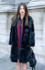 ADELE EXARCOPOULOS at Louis Vuitton Fashion Show in Paris
