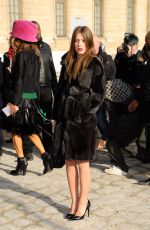 ADELE EXARCOPOULOS at Louis Vuitton Fashion Show in Paris