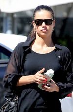 ADRIANA LIMA Out and About in Miami