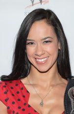 AJ LEE at Scooby Doo! Wrestlemania Mystery Premiere in New York
