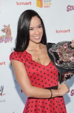 AJ LEE at Scooby Doo! Wrestlemania Mystery Premiere in New York