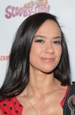 AJ LEE at Scooby Doo! Wrestlemania Mystery Premiere in New York