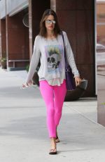 ALESSANDRA AMBROSIO at a Gym Class in Los Angeles