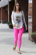 ALESSANDRA AMBROSIO at a Gym Class in Los Angeles