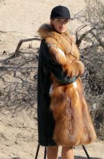ALESSANDRA AMBROSIO at a Photoshoot in Lancaster