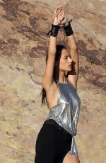 ALESSANDRA AMBROSIO at a Photoshoot in Lancaster