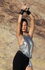 ALESSANDRA AMBROSIO at a Photoshoot in Lancaster