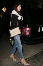 ALESSANDRA AMBROSIO at Chateau Marmont in West Hollywood