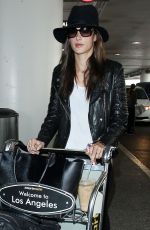 ALESSANDRA AMBROSIO at LAX Airport