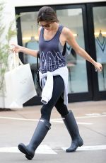 ALESSANDRA AMBROSIO in Tank Top at Soulcycle in Los Angeles