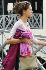 ALESSANDRA AMBROSIO Leaves Yoga Class in Brentwood
