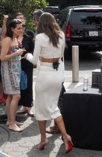 ALESSANDRA AMBROSIO on the Set of Extra in Los Angeles