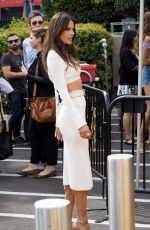 ALESSANDRA AMBROSIO on the Set of Extra in Los Angeles