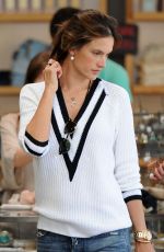 ALESSANDRA AMBROSIO Shopping at Blue Planet Store in Santa Monica